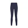 L-19108 Yoga Pants Gym Clothes Women Nude High Waist Hip Lifting Elastic Running Fitness Sports Leggings