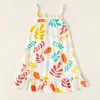 Arrivée 3pcs Toddler Girl Floral Dress pour 3-6Y Kids sans manches en coton 210528