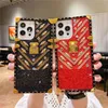 Top fashion square phone cases for iphone 13 Pro Max 12 mini 11 XR XSMax 7 8 plus 6S SE2 Glitter leather Diamond G designer CellPhone Case