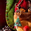 Schlüsselanhänger 1 Stück Unisex Weihnachtsbaum Schlüsselbund Schlüsselanhänger Kristall Strass Auto hängen Anhänger Kreative Schlüsselanhänger Geldbörse Tasche Charm Ketten Miri22