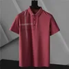 2021ss 100% coton polos pour hommes chemise 6 couleur pure polo broderie de précision artisanat Tb lettres chemises styles de rayures taille M-XXXLL48S