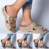Women Sandals New Summer Shoes Woman Plus Size 44 Heels Sandals For Wedges Chaussure Femme Casual Flower Vintage Wedge2021 Y0427