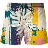 Herrshorts Herr Rolig Herr Graffiti Art Board 3D-tryckt Summer Beach Masculino 2022 Dam Snabbtorkande Baddräkt Kort Homme