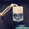 Storage Bottles & Jars 10pcs/lot 6ML Clear Glass Bottle Car Hanging Pendant Parfum Mini Refillable Perfume Packaging With Wooden Cap1 Factory price expert design