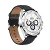 Aw13 pulseira de couro relógio inteligente ip68 à prova dip68 água pulseira de negócios bluetooth chamada high-end luxo universal masculino feminino smartwatch