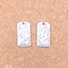 67 stks Antiek Zilver Brons Geplateerd Vind Vreugde in Journey Charms Hanger DIY Ketting Armband Bangle Bevindingen 20 * 10mm