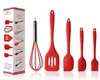 Cookware Sets Siliconen Keukengerei Non-Stick Cookware Siliconen Koken Tool Sets Egg Beatter Spatel Olieborstel Keukengereedschappen Gebruiksvoorwerpen DAT384