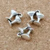 200pcs/ lot Alloy Champagne Wine Glasses Charm Pendants For Jewelry Making Bracelet Findings 12x11.5mm A-146