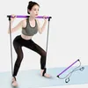 Verwijderbare Pilates Stick Yoga Weerstand Band Gym Apparatuur voor Thuis Workout Sport Elastische Stretch Elasticas Fitness Training H1026