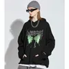 Män Hip Hop Hoodie Sweatshirt Dancing Skull harajuku Hoodie Streetwear Winter Fleece Hooded Pullover Cotton 210715