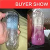 Masturbatori vagina realistici tasca Pussy maschio Migliora il massaggiatore della masturbazione silicone Coppa del pene ingrandire i giocattoli sessuali per Men5747862