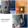 Kerzenhalter 1 Stück Weihnachten Kreative Holzhalter Hängende Anhänger Dekoration # Q8