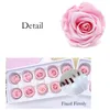 Beautiful Forever Flower Rose 23 cm Natural DIY Floral Arts 12pcsBox Romantic Mini Immortal Roses Flowers Head for Valentine0532314185146