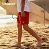 summer beach shorts men fashion thin high quailty drawstring casual holiday belted SJ150166 210806