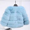 女性のフェイクの毛皮のコート秋冬の長袖ファッションピンクのエレガントな厚い暖かいアウターウェア偽のジャケットChaquetas Mujer 211213