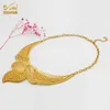Aniid halsband uppsättningar för kvinnor indiska smycken afrikanska guld örhängen ringar armband brud bröllop brudtärna presentillbehör h1022