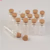 Mini fiale di vetro Bottiglie con tappi di sughero Contenitori di vasetti che desiderano 50 pezzi 22 * 45 * 12,5 mm 8 ml di alta quantità