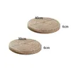 30cm 40cm Tatami Cushion Coussins de méditation Rond paille tissée à la main oreiller à la main chaise siège Tapis de siège Décor Cojin Redondo 211102