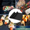 5 sztuk Wielokrotnego użytku Non-Stick BBQ Grill Mat Pad Black Pieczenia Mesh Przenośne Outdoor Picnic Cooking Mat Grill Sets