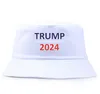 Sun Cap USA Élection présidentielle Trump 2024 Fisherman Bucket Chapeau Spring Summer Chute Extérieur 3 Styles