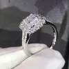 Design ad anello di fidanzamento classico AAA White Cubic Zircon Female femminile Festa Wedding CZ Rings Jewelry4353325