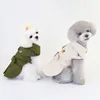Odzież psa Spirg Letnie Ubrania Przystojny Trench Coat Dress Zwierzęta stroje Ciepłe dla małych Psy Kostiumy Kurtka Puppy Koszula