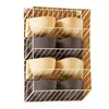 Opbergdozen Bakken P82C IJzer Ondergoed Plank Bra Sock Display Stand Metalen Houder voor slaapkamer Slaapzaal Muurmontage