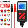 Konnwei KW710 Motocicleta Testador de bateria de caminhão de carro 6V 12V 24V Battery Analyzer 2000 Ferramentas de teste de batida de carregamento CCA para o carro