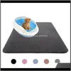 ペット用品ホームガーデンペット猫のゴミのマットのトイレ二重層防水滑り止めマット洗えるボールパッド猫犬ベッドきれいなaessores g