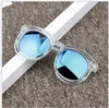 Wholesale Boy Girl Cute Round Shape Fashion transparent Sunglasses Children Vintage Sunglasses UV Protection Classic Kids Eyewear