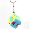 Jouet petit cube de pain cuit à la vapeur, feuilles trois corps, porte-clés pendentif, Mini porte-clés Cubes 3x3, Puzzle de vitesse, jouets 3320988