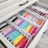Underwear Bra Organizer Drawer Closet Divider Boxes For Scarves Dresser Clothes Socks Foldable home separated Storage Box