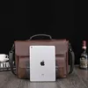 Leather Briefcase Laptop Messenger Bags for Men and Women Office School College Satchel Bag for Business Travel Commuter Laptops Protection