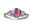 Les anneaux de bande d'humeur changent de couleur à votre température révéler votre émotion intérieure Bijoux d'anneau de doigt bon marché