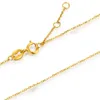 Chuhan 18k gouden anklet echte au750 geel goud fijne sieraden merk echt gouden voor vrouwen luxe gift enkel sieraden