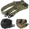 Tactical 2 Point Gun Sling Strap Rifle Sling de espingarda ao ar livre com qd metal fivela sgun caça de caça aos acessórios de pistola 8026323