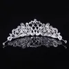 Headpieces Luxury Silver Peacock Crystals Wedding Crowns Shinning Bridal Tiaras Rhinestone Head Pieces Hair Accessories
