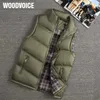 Colete homens elegante outono inverno quente casaco sem mangas slim fit casual casacos s waistcoat west mannen 88 210923