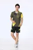 T5005m Badminton Wear sets pour hommes chemises à cou rond avec shorts de tennis de vêtements d'extérieur set 6496985