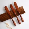 Высококачественный нож стиль деревянные маски Япония нож для масла Мармаладный нож ужин ножей Tabeware с толстой ручкой