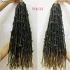 Borboleta de 24 polegadas Crochet Locs Tranças Cabelo Pré Loopfly Borboleta Soft Locs Crochet Sintetic Dreadlocks Hair Extensões