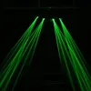 Shehds Stage Effect Laser Verlichting 4 Hoofd RGB-scanner LINE-projector voor DJ Party Disco Ball Projectors Kleur Muziekverlichting Salute