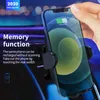 Car Phone Holder Wireless Charger Magnetic Infrared Sensor 15W Fast Charging Universal Air Vent Mount Smartphone Stand Cellphone Bracket For iPhone 12