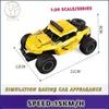 120 4WD RC -bil med LED -lampor 24G Radio Remote Control Buggy Offroad Control Trucks Toys for Children 21121892973648645771