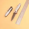 New Arrival Pocket Folding Knife 3Cr13Mov Titanium Coated Blade Aluminum Alloy Handle EDC Knives With Retail Box