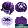 New Fashion Women Satin Night Sleep Cap Cappellino per capelli Cappello Copricapo in seta Fascia elastica Berretto da notte Bath Spa bonnet de nuit