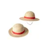 One Piece Luffy Straw Hats Parent Child Sun Protection Caps Anime Dress Up Cosplay Hats