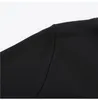 [eam] 여성 블랙 블루 대비 컬러 메쉬 큰 크기 티셔츠 라운드 넥 짧은 소매 패션 봄 여름 1DD6093 210512