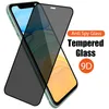 Protecteurs d'écran de téléphone portable 9D Full Cover Anti Spy Trempé Écran En Verre Pour Huawei Honor 10i 30i 20i 20 Lite Pro Confidentialité Trempé