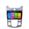 Lecteur dvd de voiture Android 9 pouces miroir lien navigation gps 2 din pour KIA FORTE 2009-2014 système multimédia stéréo automatique